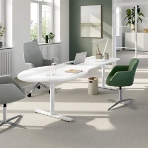 Table réglable en hauteur électrique "Fouraction" forme spéciale – Image 4