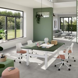 Table réglable en hauteur électrique "Fouraction" forme spéciale – Image 8